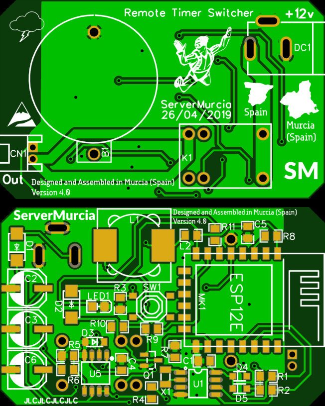 Diseño de PCB del controlador del comedero automático